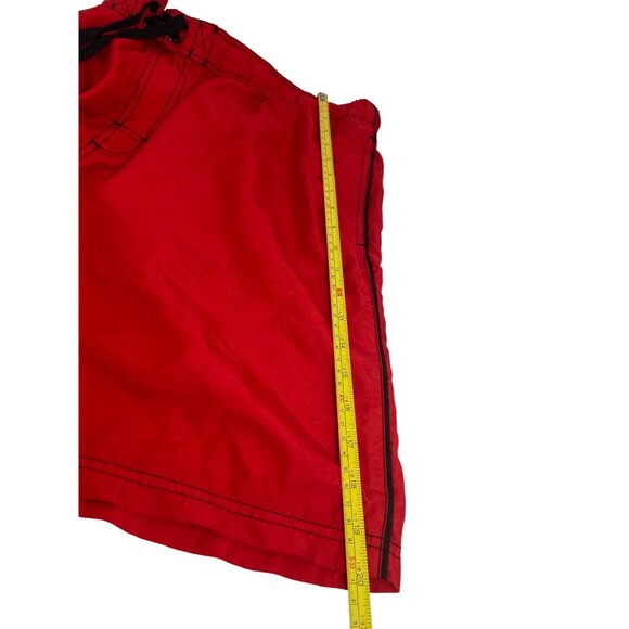 Red Shorts Athletic Pockets w/Elastic Fully Lined Sz XL Drawstring-Faded Glory - Picture 7 of 15